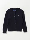 Polo Ralph Lauren Mini Cable Cardigan   Teen In Blau