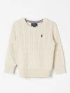 Polo Ralph Lauren Cable-knit Cotton Sweater In Cream