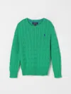 Polo Ralph Lauren Sweater  Kids Color Green In Green