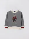Polo Ralph Lauren Polo Bear Sweatshirt In Grey/ivory In Gray