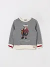 Polo Ralph Lauren Polo Bear Sweatshirt In Grey/ivory In Gray