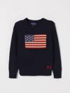 Polo Ralph Lauren Sweater Flag In Navy