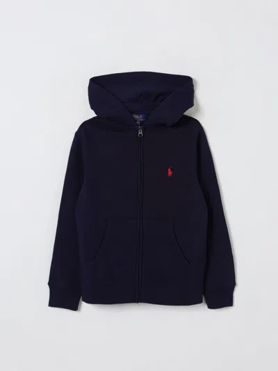 POLO RALPH LAUREN SWEATER POLO RALPH LAUREN KIDS COLOR NAVY,426555045