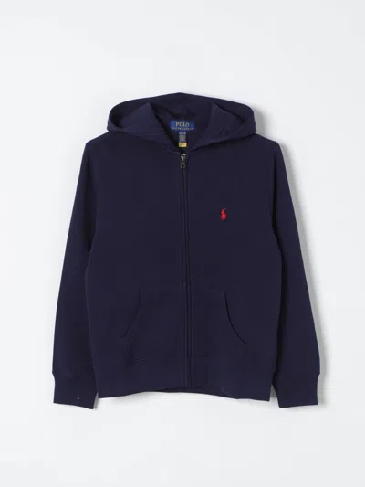 POLO RALPH LAUREN POLO RALPH LAUREN SWEATER KIDS COLOR NAVY,418785045
