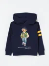 POLO RALPH LAUREN SWEATER POLO RALPH LAUREN KIDS COLOR NAVY,418788045