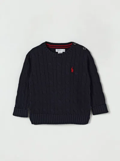 Polo Ralph Lauren Babies' Jumper  Kids Colour Navy In Black