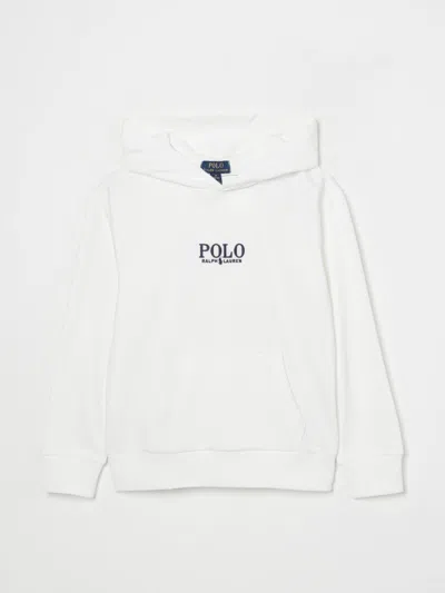 POLO RALPH LAUREN SWEATER POLO RALPH LAUREN KIDS COLOR WHITE,G70504001