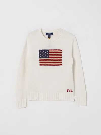 Polo Ralph Lauren Sweater  Kids Color White