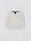 Polo Ralph Lauren Big Boys Cable Knit Sweater In White