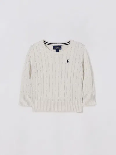POLO RALPH LAUREN SWEATER POLO RALPH LAUREN KIDS COLOR WHITE,432788001