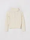 Polo Ralph Lauren Cable-knit Cotton Sweater In Neutral