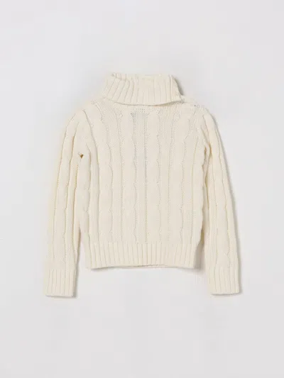 POLO RALPH LAUREN SWEATER POLO RALPH LAUREN KIDS COLOR WHITE,H65879001