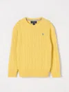 Polo Ralph Lauren Cable-knit Cotton Jumper In Yellow