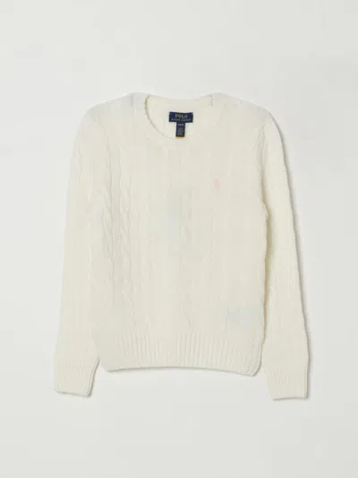 Polo Ralph Lauren Sweater  Kids Color Yellow Cream In Brown