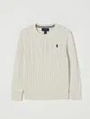 Polo Ralph Lauren Nevis Cable-knit Sweater In Neutral