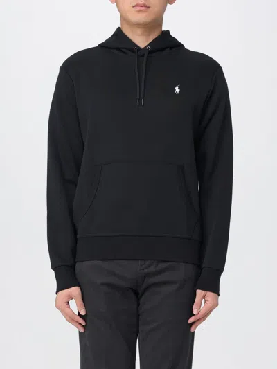 Polo Ralph Lauren Ralph Lauren Loopback Fleece Hoodie In Black