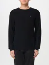 Polo Ralph Lauren Wool Crewneck Sweater In Black