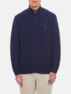 Polo Ralph Lauren Ralph Lauren Cotton Sweater With Zipper Hunter Navy In Blau