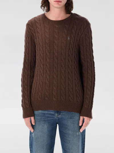 POLO RALPH LAUREN SWEATER POLO RALPH LAUREN MEN COLOR BROWN,G48328032