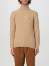 POLO RALPH LAUREN SWEATER POLO RALPH LAUREN MEN COLOR CAMEL,F87251042