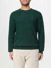 Polo Ralph Lauren Men's Sweaters Ralph Lauren - Ls Cn Pp Long Sleeve Pullover - Green In Green