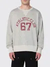 Polo Ralph Lauren Gray Loopback Sweatshirt With Graphic In Neutral
