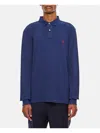 Polo Ralph Lauren Classic Long Sleeve Polo Shirt In Navy