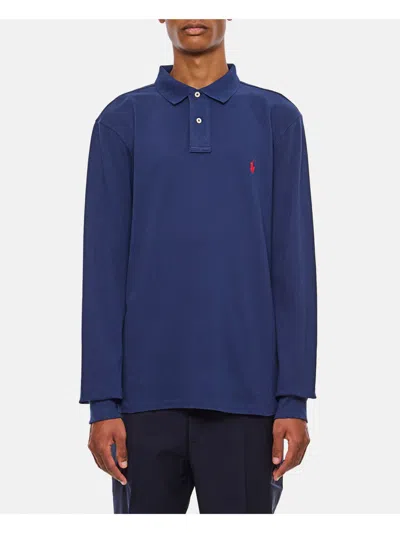 POLO RALPH LAUREN POLO SHIRT POLO RALPH LAUREN MEN COLOR NAVY,F87261045
