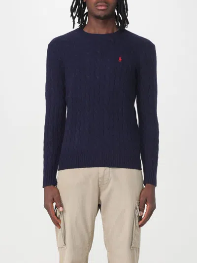 POLO RALPH LAUREN SWEATER POLO RALPH LAUREN MEN COLOR NAVY,395378045