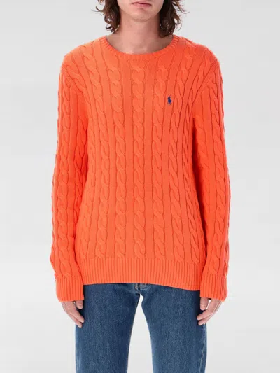 POLO RALPH LAUREN SWEATER POLO RALPH LAUREN MEN COLOR ORANGE,G48328004