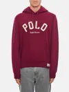 Polo Ralph Lauren Hoodie With Front Kangaroo Pocket In Rot
