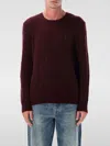 Polo Ralph Lauren Wool And Cashmere Cable Knit Sweater In Burgundy