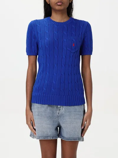 POLO RALPH LAUREN SWEATER POLO RALPH LAUREN WOMAN COLOR BLUE 1,G48333239