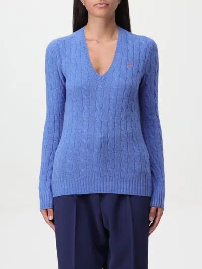 Polo Ralph Lauren Polo Pony-embroidered Sweater In Blau