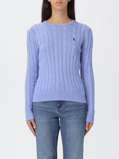 Polo Ralph Lauren Sweater  Woman Color Blue In Purple