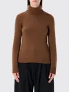 Polo Ralph Lauren High Neck Knit Cashmere Sweater In Brown