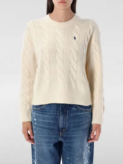 Polo Ralph Lauren Sweater  Woman Color Cream In White