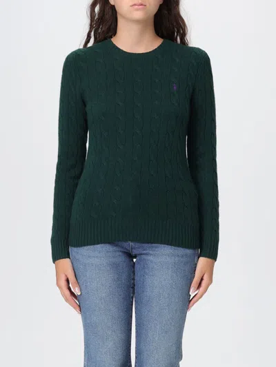 POLO RALPH LAUREN SWEATER POLO RALPH LAUREN WOMAN COLOR GREEN,H17892012
