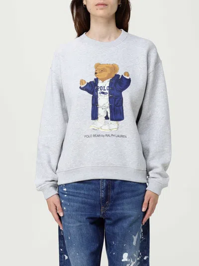 POLO RALPH LAUREN SWEATSHIRT POLO RALPH LAUREN WOMAN COLOR GREY,H22956020
