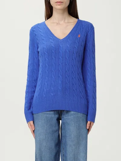 Polo Ralph Lauren Sweater  Woman Color Navy In Blue