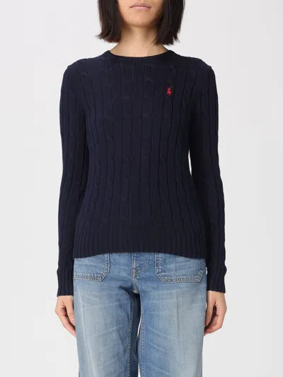 Polo Ralph Lauren Sweater  Woman Color Navy In Blue