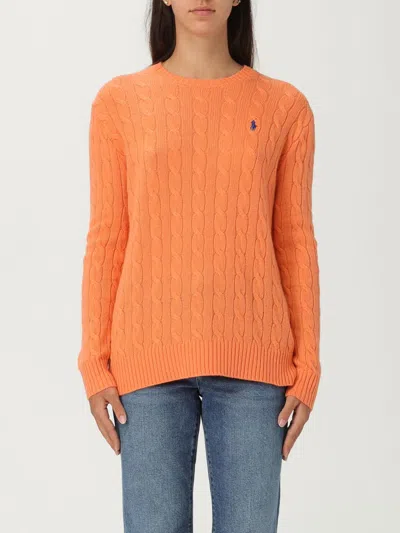 POLO RALPH LAUREN SWEATER POLO RALPH LAUREN WOMAN COLOR ORANGE,H20412004