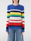 Polo Ralph Lauren Julianna Cashmere Stripe Knitwear In Rot