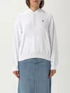 Polo Ralph Lauren Ralph Lauren White Jersey Hoodie With Motif In White