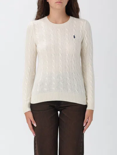 POLO RALPH LAUREN SWEATER POLO RALPH LAUREN WOMAN COLOR WHITE,H17892001