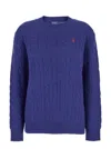 Polo Ralph Lauren Sweater Pull Oversize In Blue