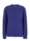 Polo Ralph Lauren Sweater Pull Oversize In Blue