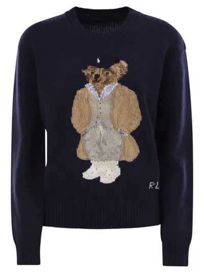 Polo Ralph Lauren Sweater Pullover Hunter Navy In Blue