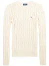 Polo Ralph Lauren Ralph Lauren Wool-cashmere Crewneck Jumper White In Neutral