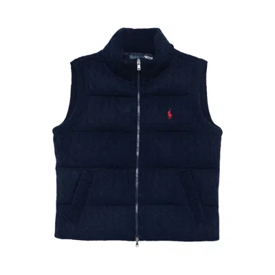 Pre-owned Polo Ralph Lauren Sweater Vest 'spring Navy Heather' | Blue | Women's Size M